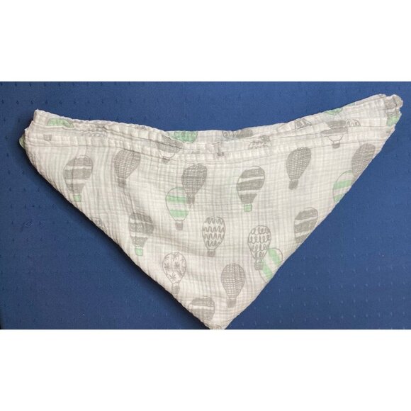 Cloud Island Muslin Swaddle Receiving Baby Blanket Balloons Teal &  Gray 42x4 - Picture 1 of 5